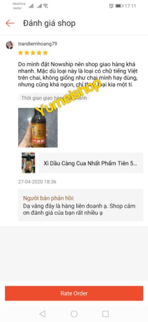 [HCM-hình thật] Xì Dầu Càng Cua Nhất Phẩm Tiên chai 500ml | BigBuy360 - bigbuy360.vn