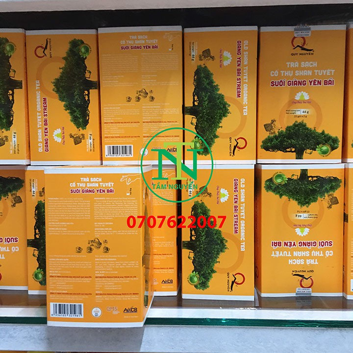 Trà bancha túi lọc Quy Nguyên hộp 22 gói