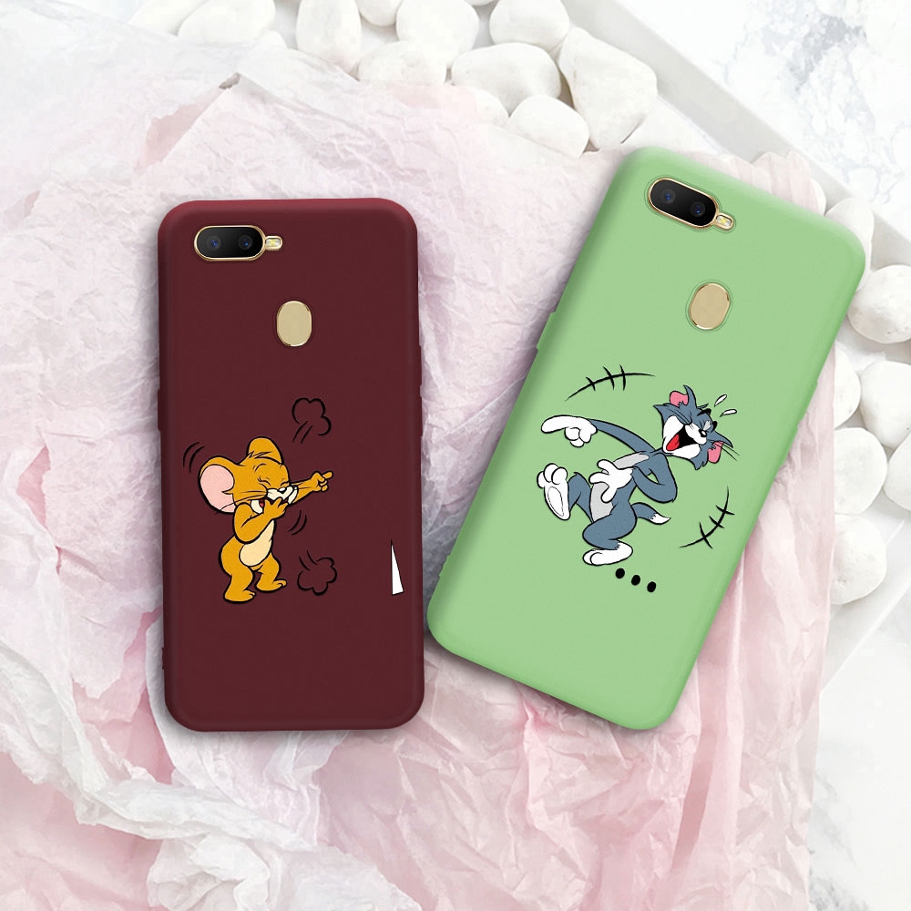 Tom and Jerry Pattern Silicone Case for Xiaomi Mi6X Mi5X Mi8 Mi9 SE MiA3 Lite MiA1 MiA2 Cartoon Painted Cute Shell | BigBuy360 - bigbuy360.vn