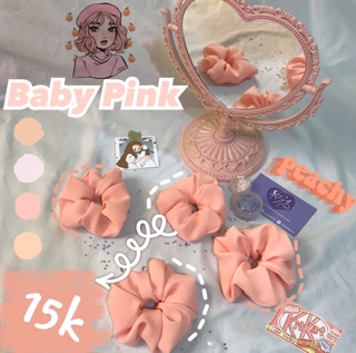 [Flash sale] Scrunchie - Cột tóc dây vải - Ảnh thật shop chụp