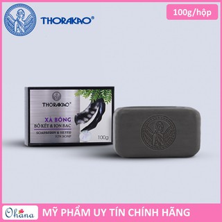 [Hot] Xà bông bồ kết và ion bạc Thorakao kháng khuẩn 100g