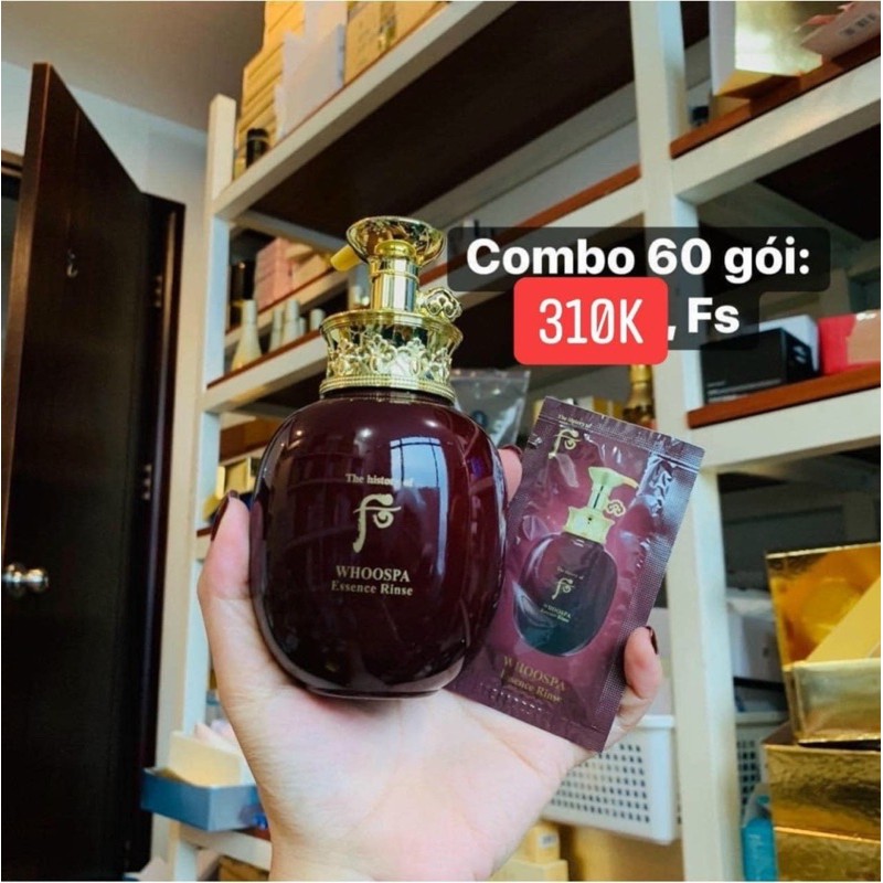 [ GIÁ HUỶ DIỆT] Combo 10 Gói Dầu Gội Dầu Xả Whoo Đông Y Dạng Sample 8ml | BigBuy360 - bigbuy360.vn