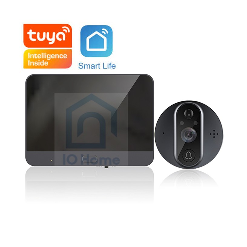 Chuông hình thông minh Tuya Smart Life kết nối Wifi, tích hợp màn hình HD 1080P và 720P