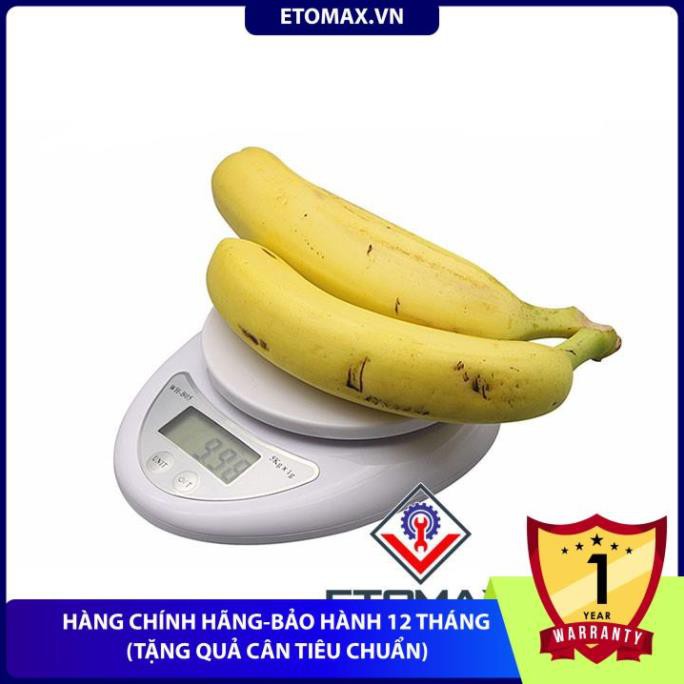 [Hàng loại 1-Bảo hành 12 tháng] Cân điện tử 5kg/1g,độ chính xác cao,sai số 0.1gram.