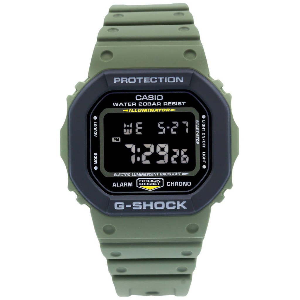 Đồng hồ nam Casio G-Shock chính hãng Anh Khuê DW-5610SU-3DR (43mm)