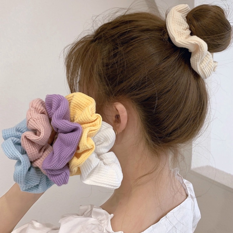 Dây buộc tóc phong cách Hàn Quốc xinh xắn cho nữ