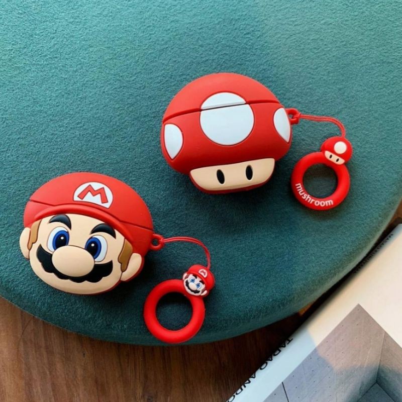 Vỏ case Airpods Pro Mario cao cấp