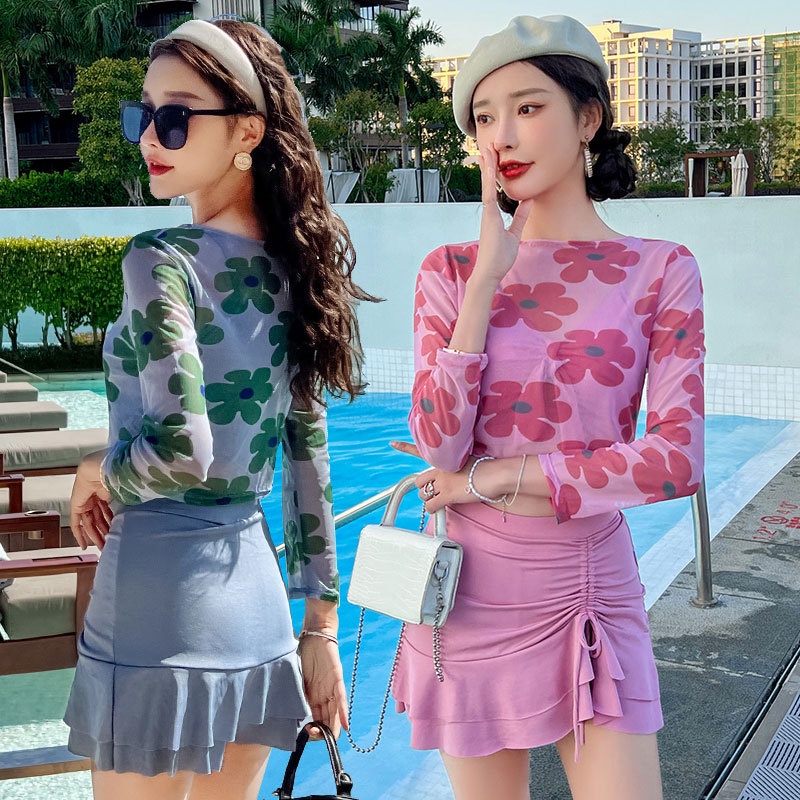 Bộ Đồ Bơi Một Mảnh Thời Trang Hàn Quốc Quyến Rũ Cho Nữ