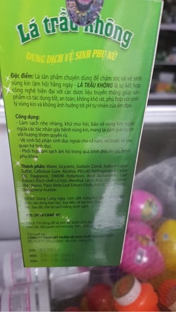 FREESHIP 99K TOÀN QUỐC_[ chính hãng] Dung dịch vệ sinh vệ sinh phụ nữ lá trầu không