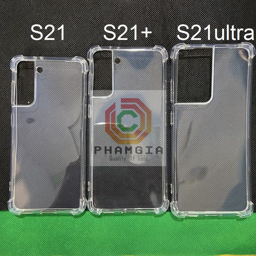Ốp lưng Samsung S21 / S21 plus  / S21 ultra chống sốc dẻo trong