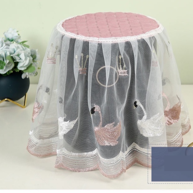 Vỏ Bọc Nồi Chiên Không Dầu Bằng Vải Ren Thêu Họa Tiết Chống Bụi Cho Nhà Bếp