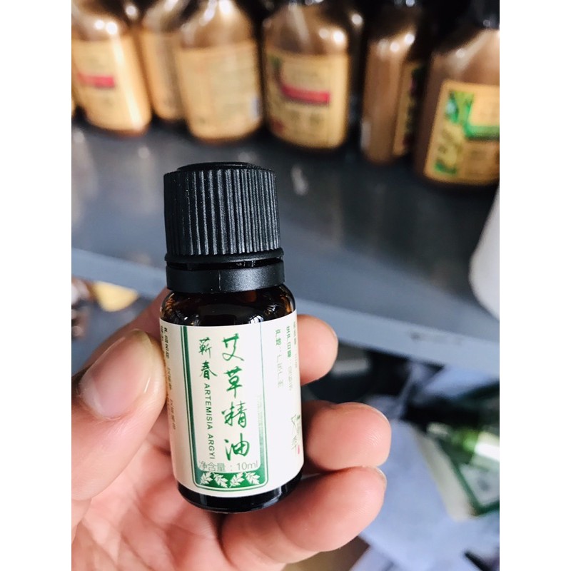 Dầu massage ngải tiện dụng 10ml, mùi thơm ngải cứu, massage body