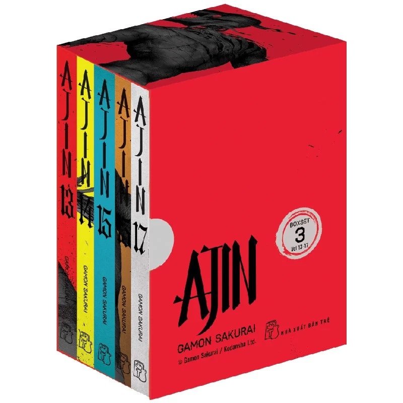 Sách - Ajin boxset 3 - Tập 13 - 17