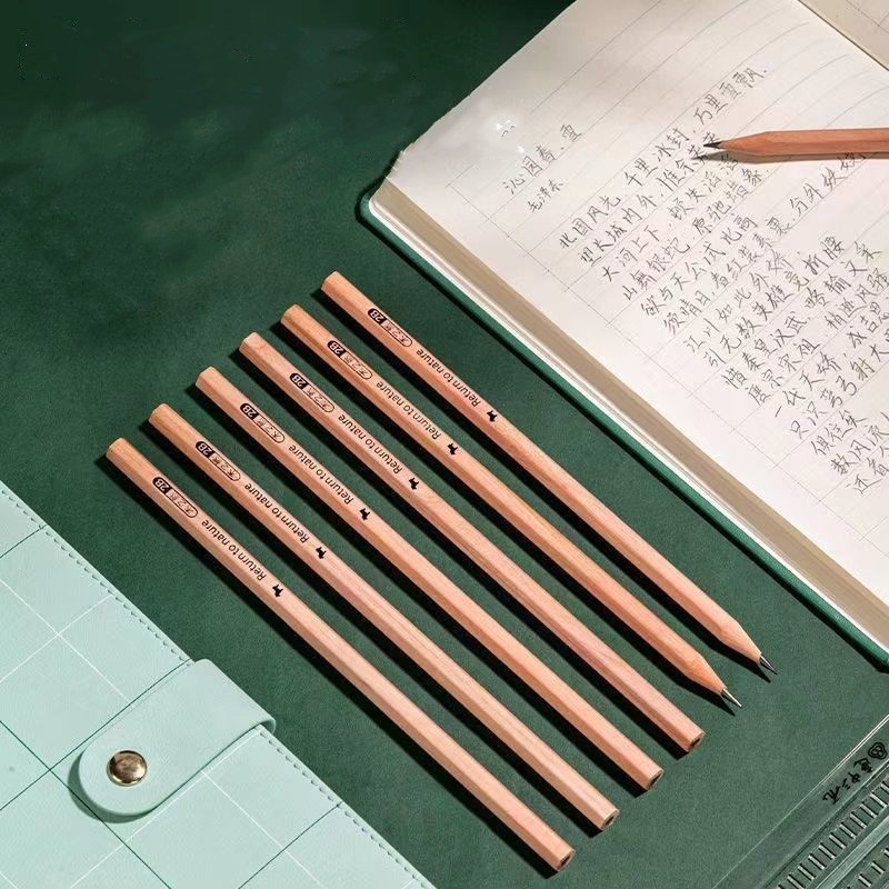 Bút Chì Vẽ 2B HB Không Độc Hại Hình Lục Giác Dành Cho Học Sinh