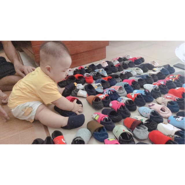 Giày vải tập đi cho bé