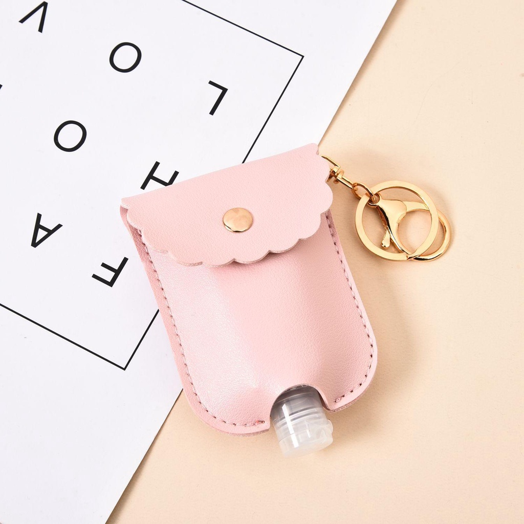 Chai Đựng Nước Rửa Tay Dạng Bóp Bằng Da PU Chống Rò Rỉ Có Thể Tái Sử Dụng 1 Lần