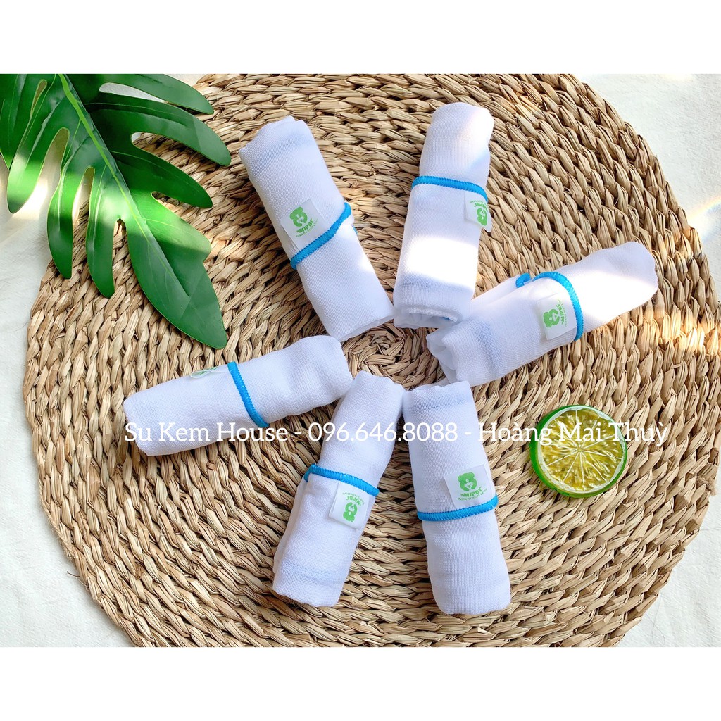 Khăn xô cotton Mỹ cao cấp Mipbi hộp 6c