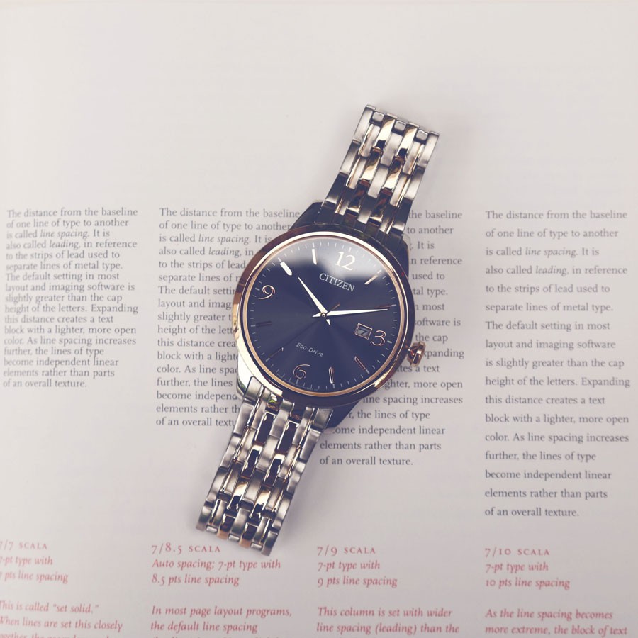 Đồng Hồ Nam Citizen Dây Thép Không Gỉ BM7304-59E - Mặt Đen (Sapphire)