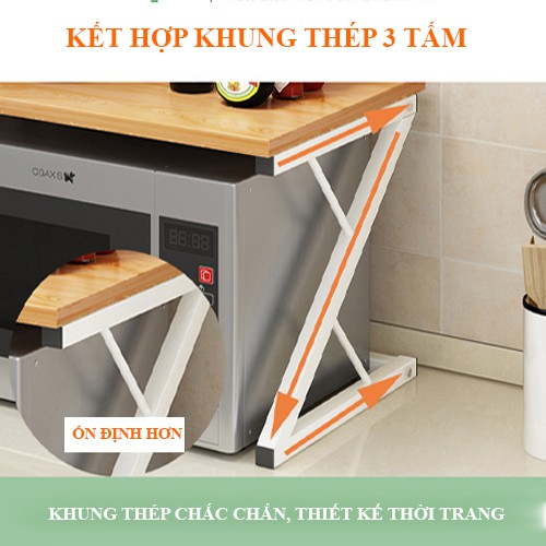 ⚜️FREESHIP⚜️ Kệ bếp Tiện Lơi Đa Năng Khung Chắc Chắn, Tiết Kiệm Diện Tích Khu Bếp Nhà Bạn, Phong Cách Phương Đông | BigBuy360 - bigbuy360.vn
