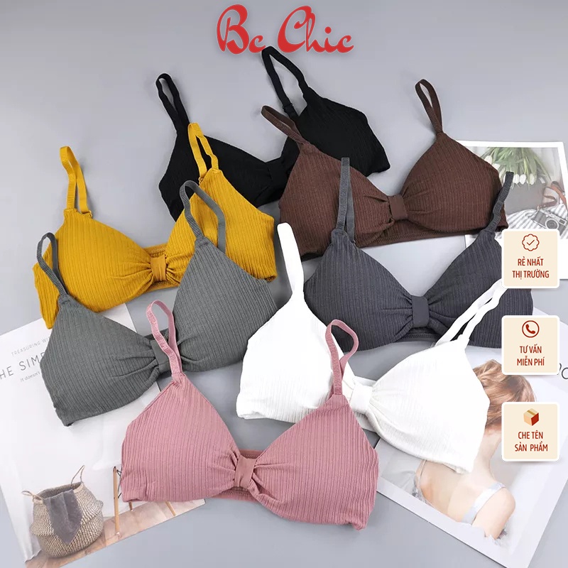 Hót Áo bra cotton nơ mới siêu đẹp ms 308 BC_CHIC LINGERIE