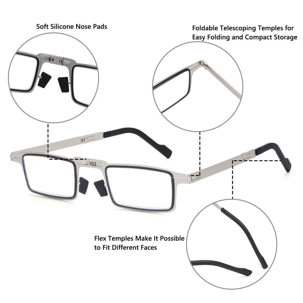 Kính Đọc Sách Chống Mỏi Mắt Có Thể Gấp Gọn Tiện Dụng