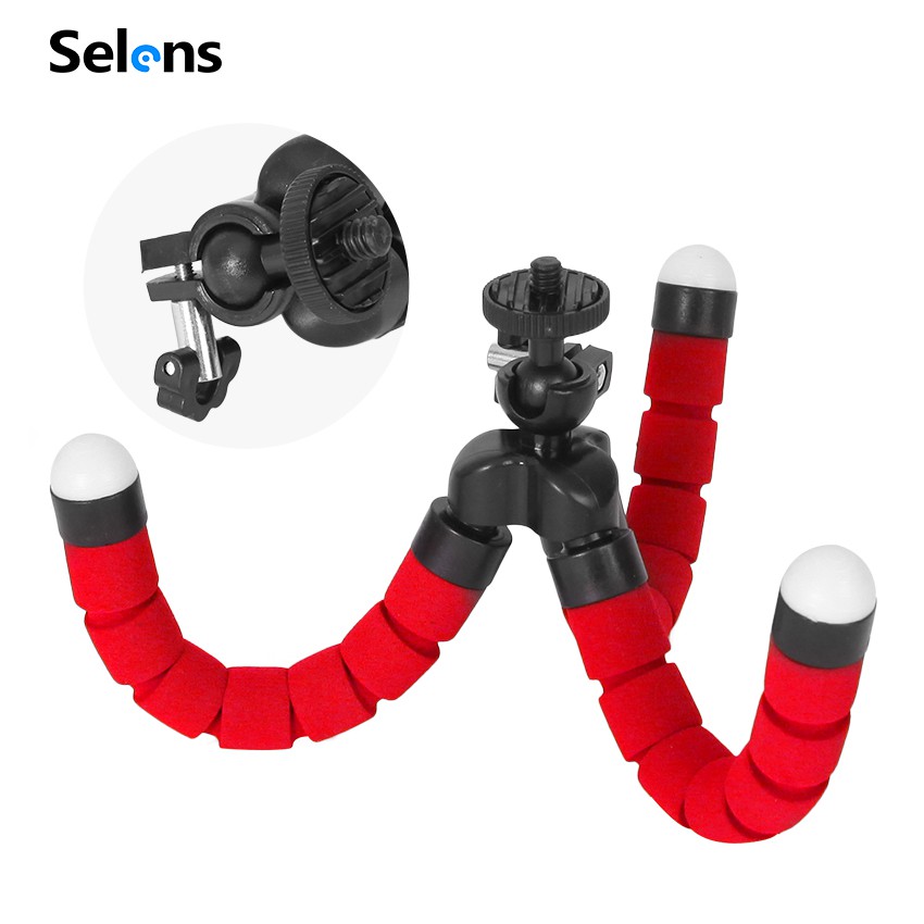 Giá đỡ ba chân SELENS mini kiểu dáng bạch tuộc linh hoạt dành cho điện thoại máy ảnh