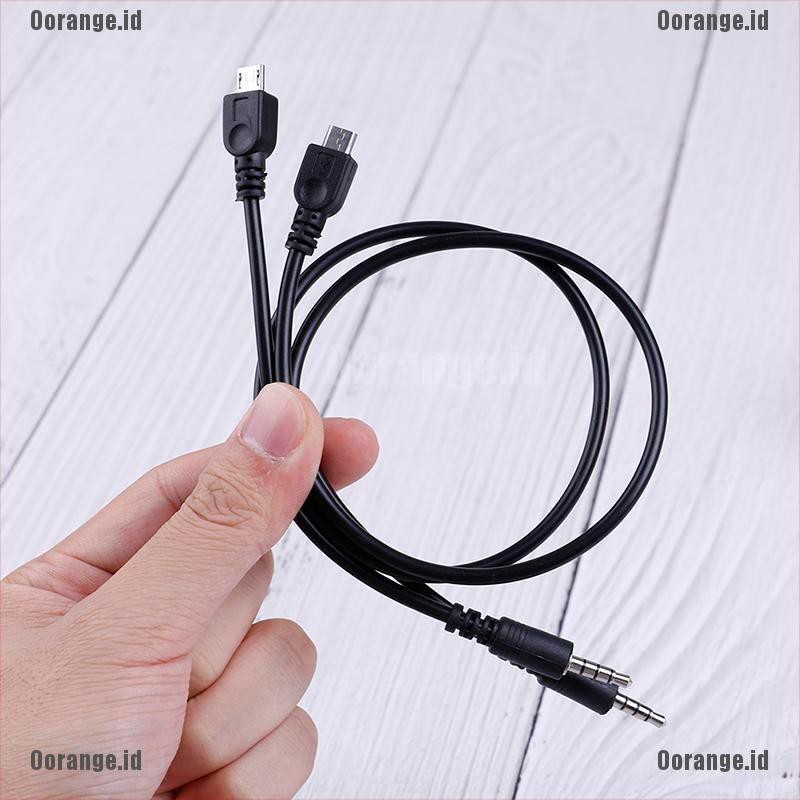Set 2 Dây Cáp Kết Nối 3.5mm Sang Micro USB