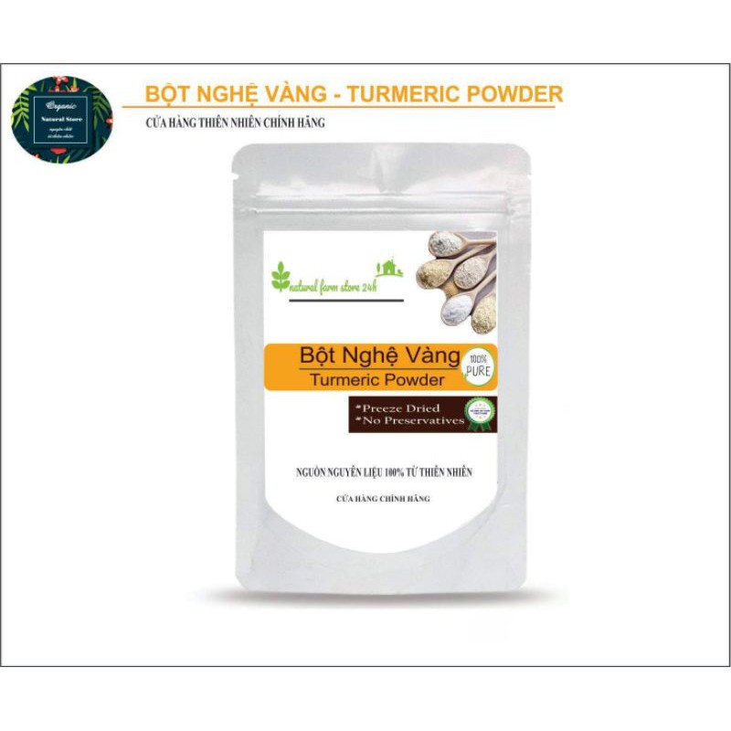 [ 300gr ] bột nghệ vàng nguyên chất 100% Organic