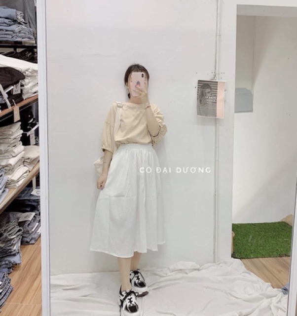 Chân váy thô vintage - hàng QC | BigBuy360 - bigbuy360.vn