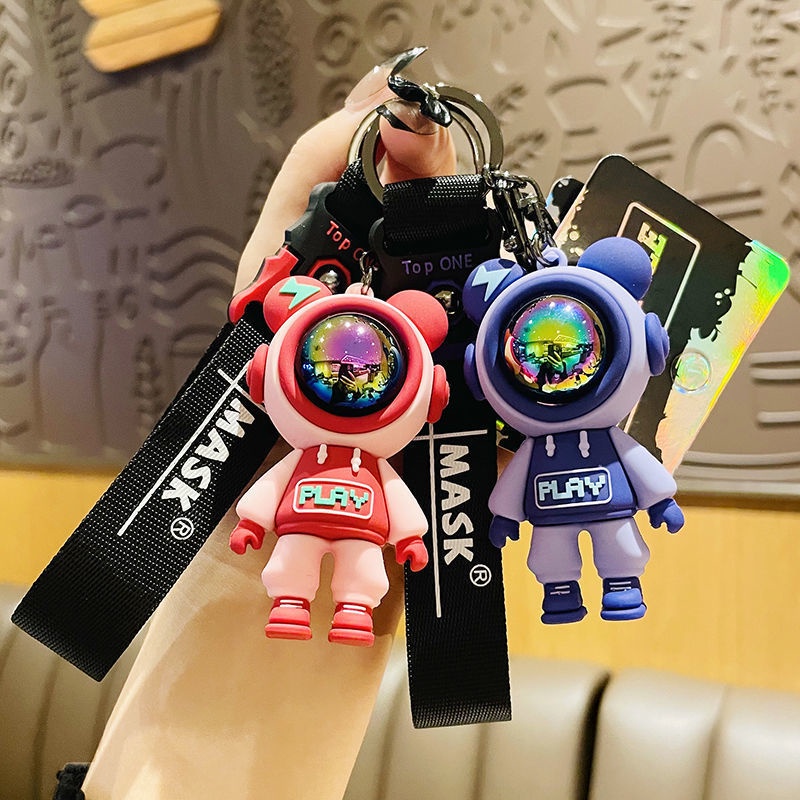 Móc Khóa Hình Gấu Hoạt Hình Đáng Yêu