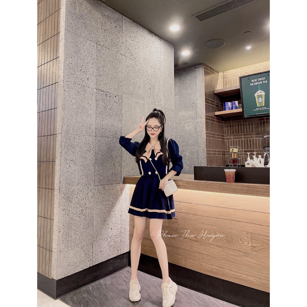 10.10 Sale SET VÁY THUỶ THỦ ÁO NƠ Ꮯɦấȶ Ꮮɨệʊ: lụa tuyết. Có 2 màu. Size dưới 54kg vừa. MUa nhanh kẻo hết nha mấy chế . .