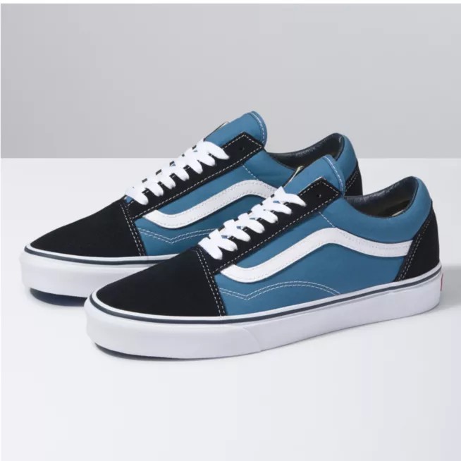 Giày Sneakers Vans Màu Xanh Đen Kiểu Dáng Trẻ Trung Năng Động