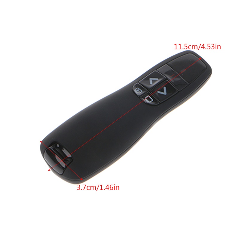 Bút Thuyết Trình R400 Không Dây 2.4Ghz Màu Đen