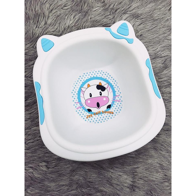Chậu rửa mặt hình bò sữa cho bé trai gái