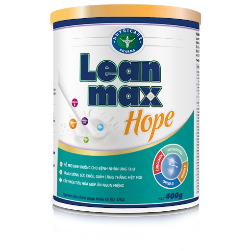 sữa Lean Max Hope 900g ( Dinh dưỡng dành cho bệnh Ung Thư)
