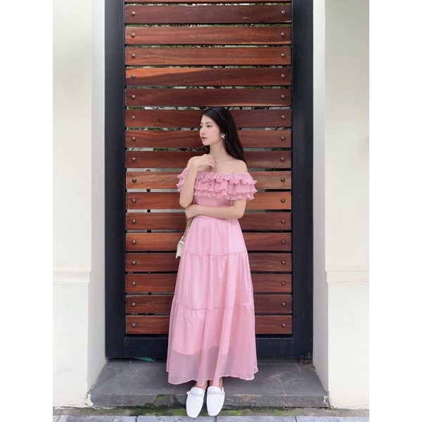 Maxi bèo trễ vai hottrend