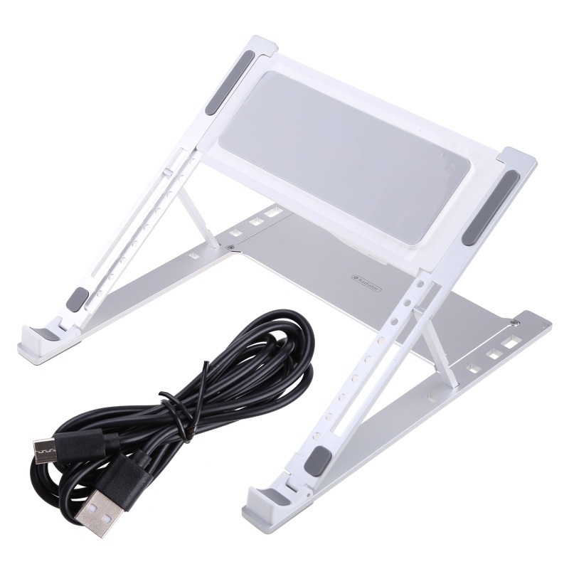 Giá Đỡ Laptop Bằng Hợp Kim Nhôm Có Thể Điều Chỉnh Chiều Cao 12-18