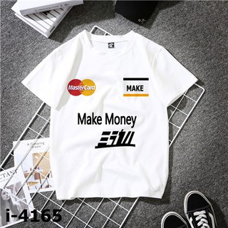 Áo thun tay ngắn in MAKE MONEY (Mẫu 1) - I4165