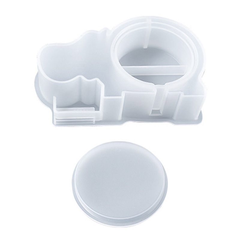 Khuôn Silicon Làm Hộp Đựng Tiền Xu / Đồ Trang Sức Hình Cá Voi / Hà Mã