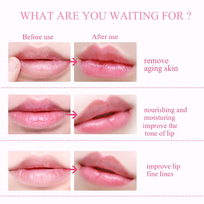 (Hàng Mới Về) Mặt Nạ Môi Collagen Tẩy Tế Bào Chết Dưỡng Ẩm Làm Mờ Vân Môi Bioaqua | BigBuy360 - bigbuy360.vn