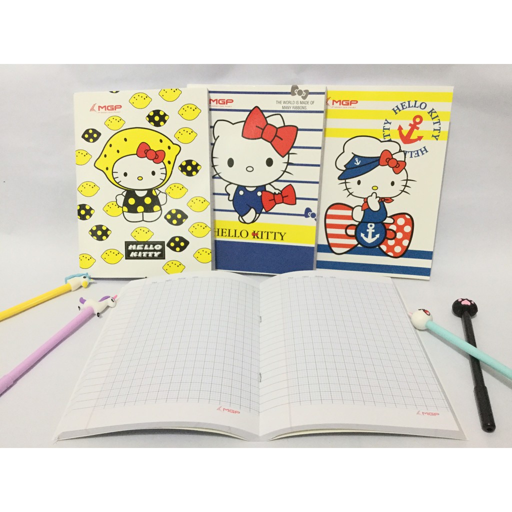 Combo 5 quyển tập học sinh bìa Hello Kitty siêu Cute - MGP