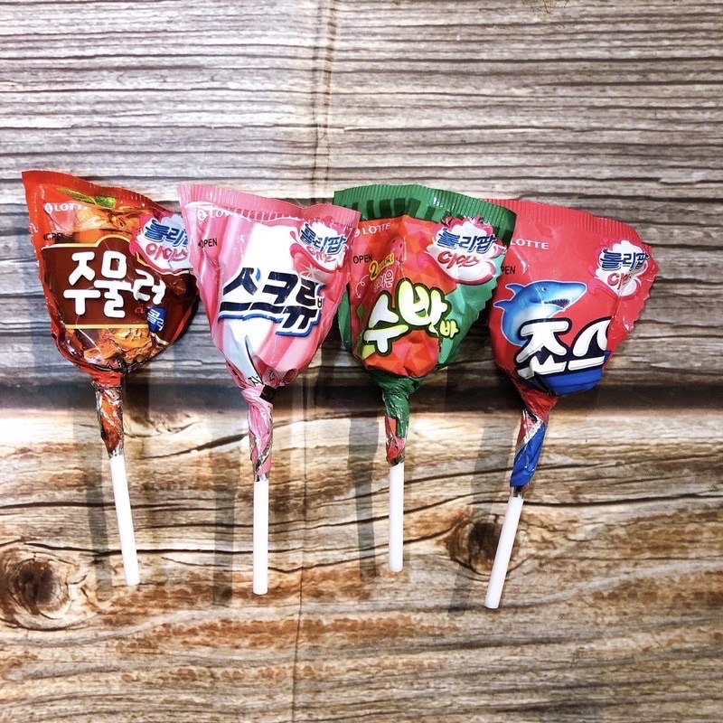 Kẹo Mút Trái Cây Lotte Hàn Quốc Vị Dâu Dưa Hấu Soda Coca Thơm Ngon Thiết Kế Bắt Mắt Đáng Yêu Cho Bé