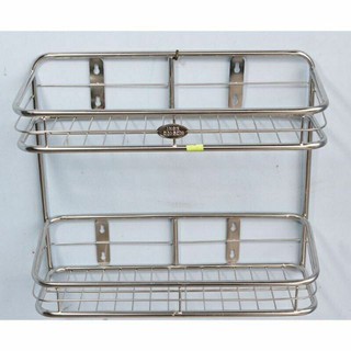 kệ inox treo 2 tầng