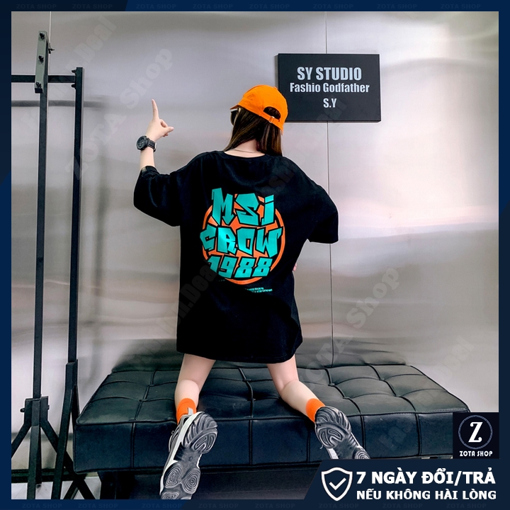 Áo thun tay lỡ ZOTA, áo dáng rộng freesize phù hợp cả nam/nữ in MSI TL606 | BigBuy360 - bigbuy360.vn