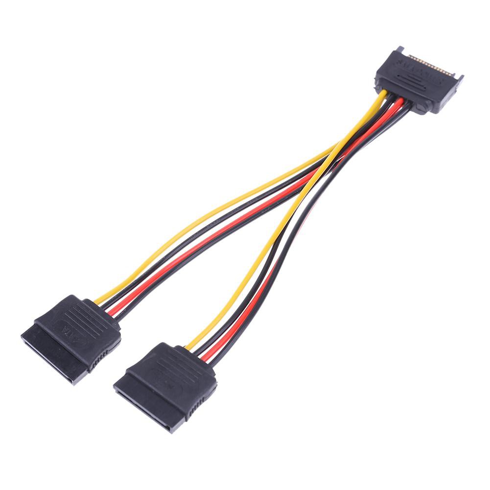 Cáp Chia Cổng Sata 15pin Sang 2 15pin Sata