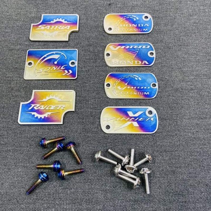 Nắp dầu titan kèm ốc Gr5