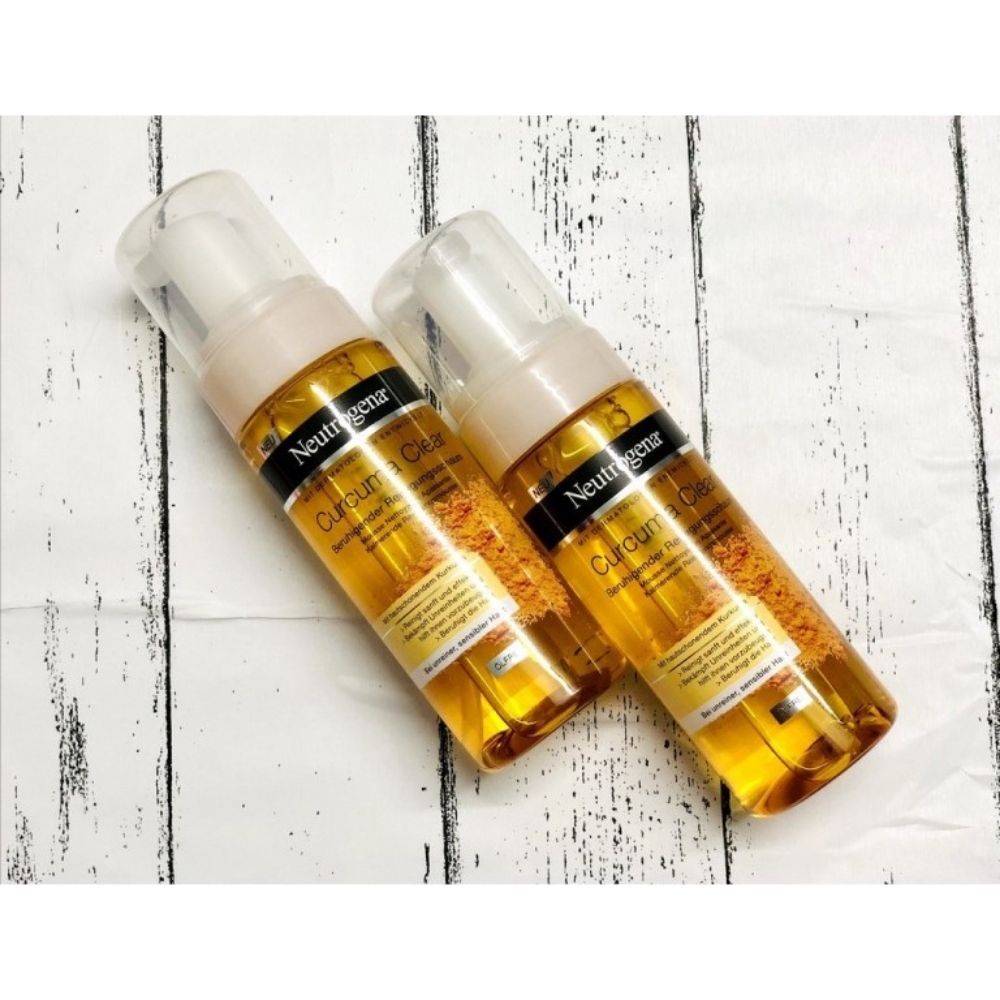 Sữa Rửa Mặt Nghệ Tạo Bọt Neutrogena Curcuma 150ml, sáng da, mờ thâm - Shop Mecici