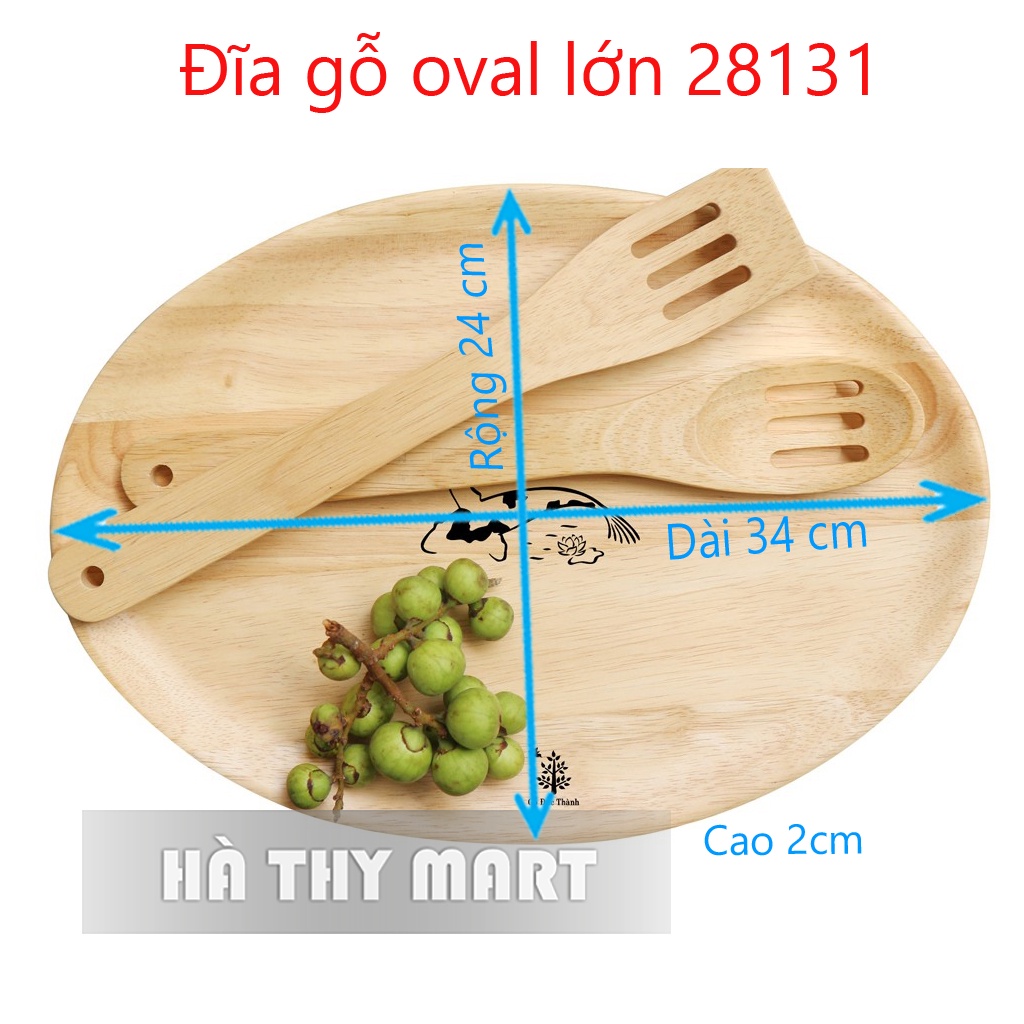 Đĩa gỗ đựng đồ ăn 6 mẫu decor chụp ảnh trang trí Đức Thành [3 Kiểu 2 SIZE]