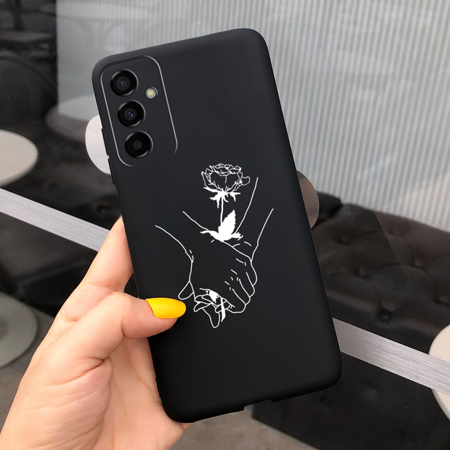 Ốp Điện Thoại Silicon TPU Mềm Siêu Mỏng Họa Tiết Trái Tim Dễ Thương Dành Cho Samsung Galaxy A23 M23 5G A235F
