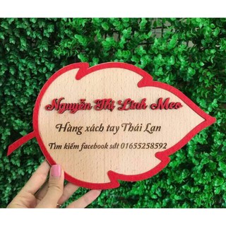 BẢNG GỖ TÊN SHOP [FREE SHIP-FREE THIẾT KẾ]